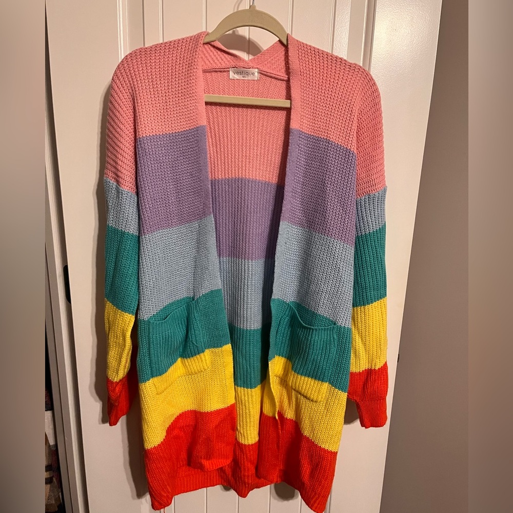 RAINBOW CARDIGAN 🌈